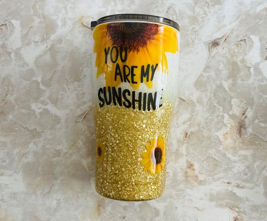 Sunflowers You Are My Sunshine RTS Tumblers