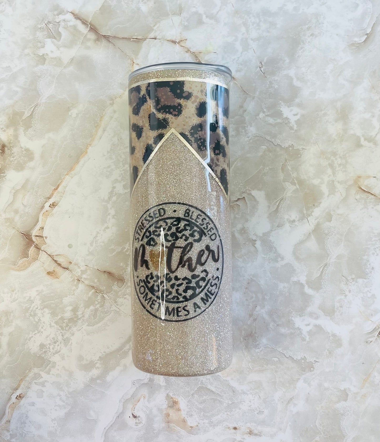 RTS Ready To Ship leopard Tumblers print Mother